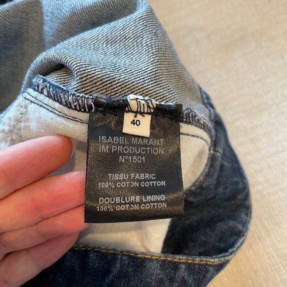 Étoile Isabel Marant Blue Perrine Printed Skirt - Picture 5 of 5